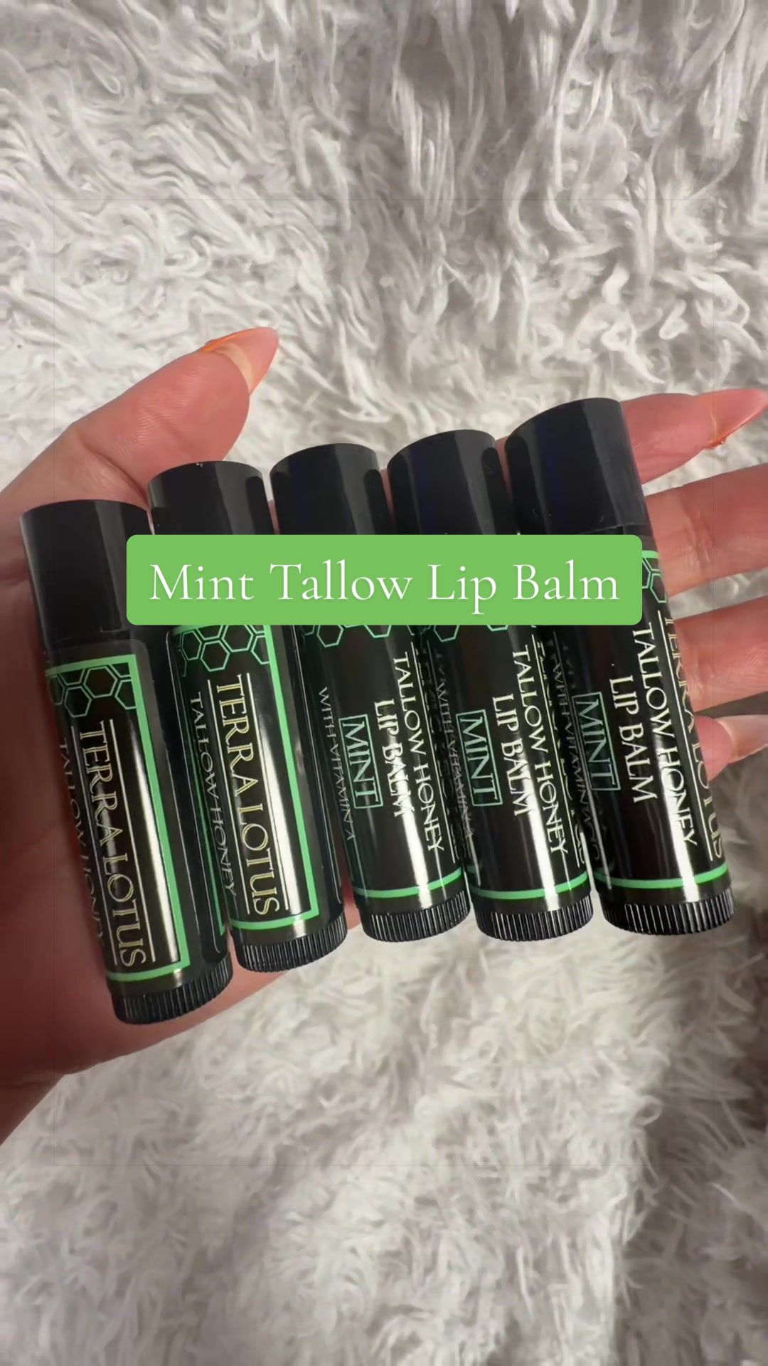 TikTok post by @memrymakeuptherapy for Terra Lotus. Caption reads: [...] simple nourishing ingredients 🌿🤍 @Terra....