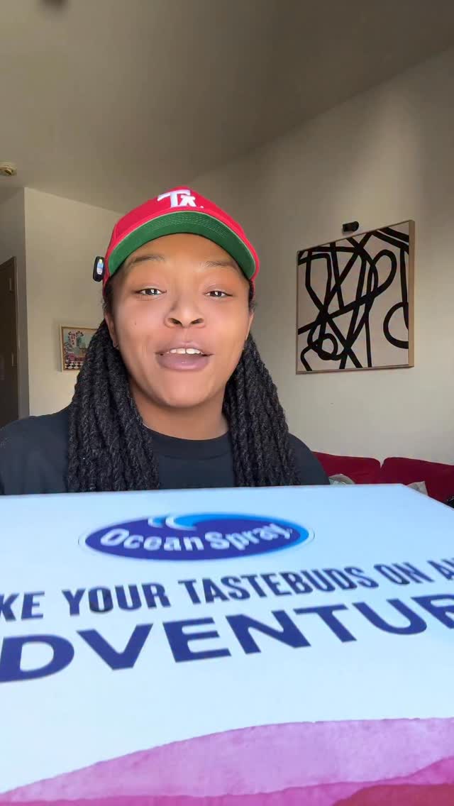 Instagram post by @munchwithdes for Ocean Spray. Caption reads: [...] Cherry, AND Chili Lime

Thanks again....