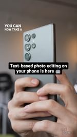 Instagram post by @theunlockr for Qualcomm. Caption reads: Generative AI photo editing on your phone? More....