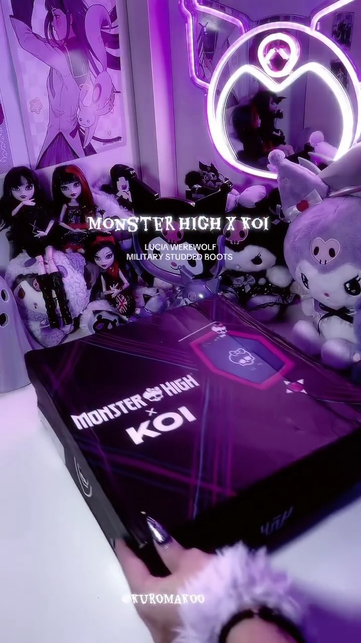 Instagram post by @kuromakoo for Koi Footwear. Caption reads: Can’t wait to style them! 
@koifootwear /....