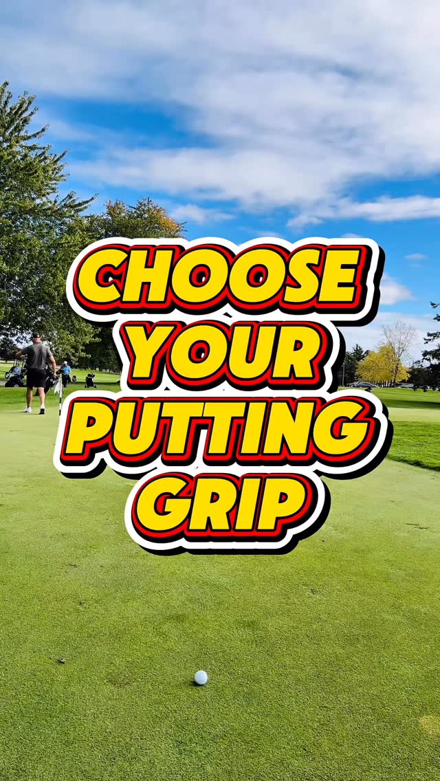 Instagram post by @golfnjokes for TaylorMade Golf. Caption reads: What putting grip you using at the moment? What....