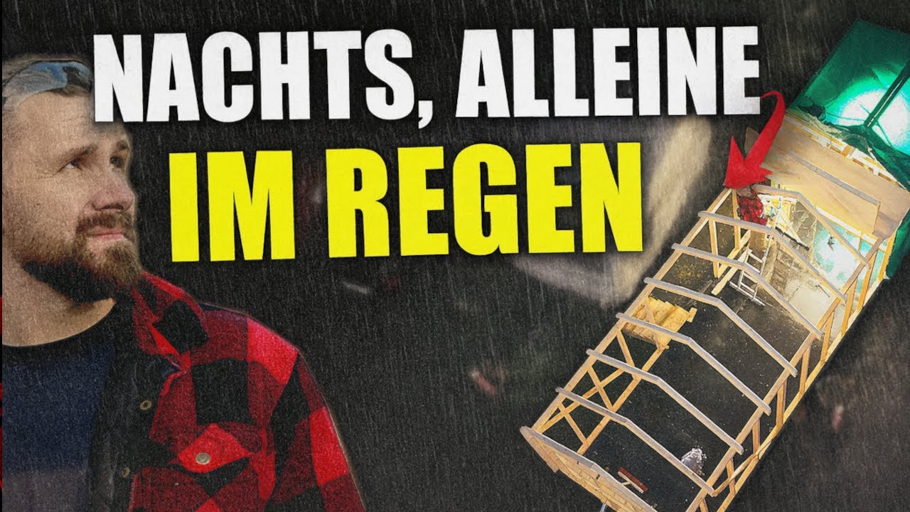 YouTube post by @Wicki_ for EcoFlow. Caption reads: What was I thinking?! A roof chair in solo use! |....