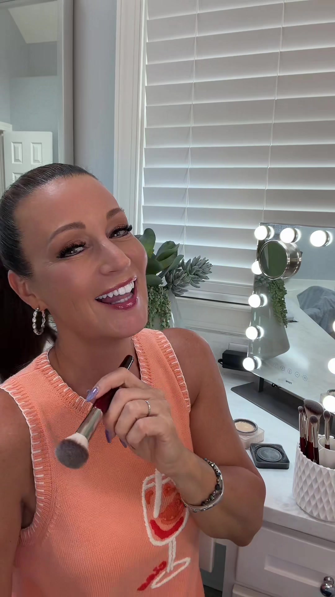 TikTok post by @beyouonlybetter for BK Beauty. Caption reads: [...] look so much prettier on my counter! @BK....