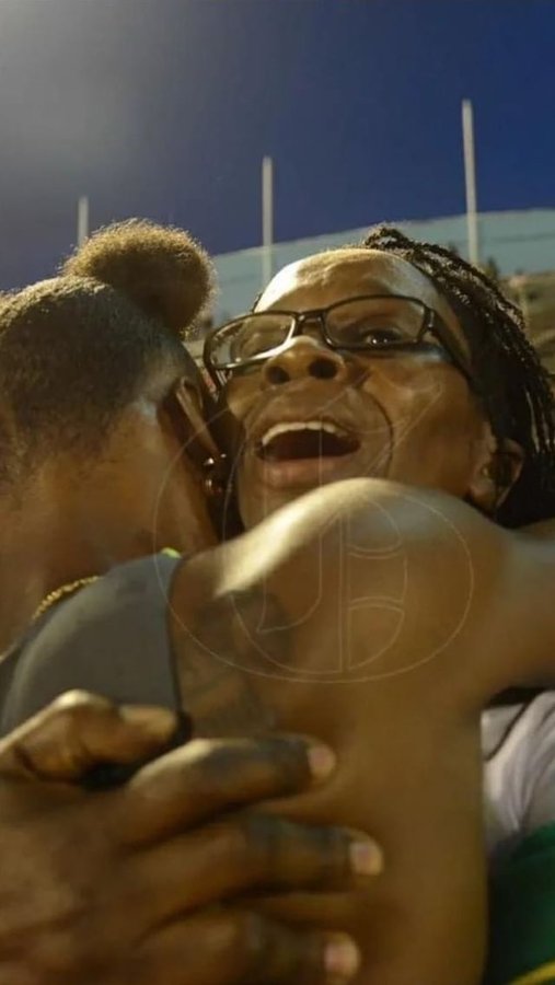 Instagram post by @realsherickajacksonbackuppage for Scotiabank. Caption reads: Mum….
Emotional, yet the rock.
Tired, but keeps....