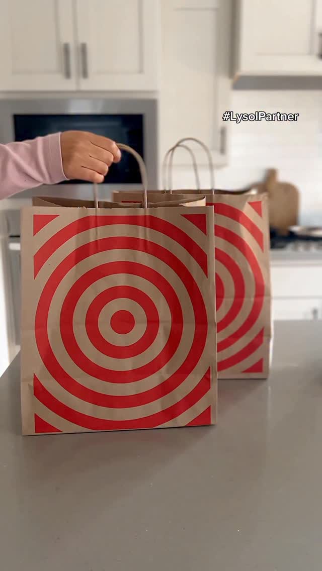 Instagram post by @target_junkie for Lysol. Caption reads: #LysolPartner Sunday is my favorite day of the....