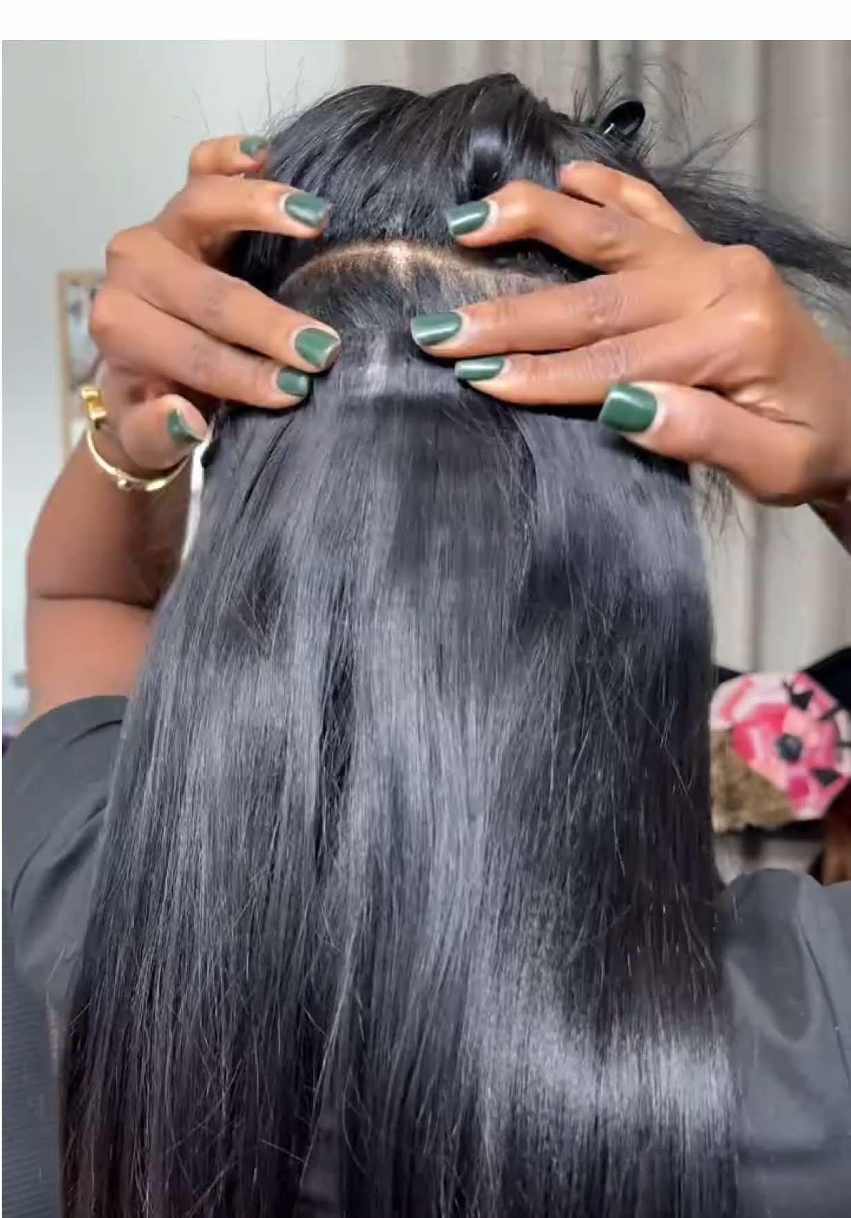 TikTok post by @lucyysway for T3 Micro. Caption reads: [...] with yaki clip ins ? Of course 😍 @T3 Micro....