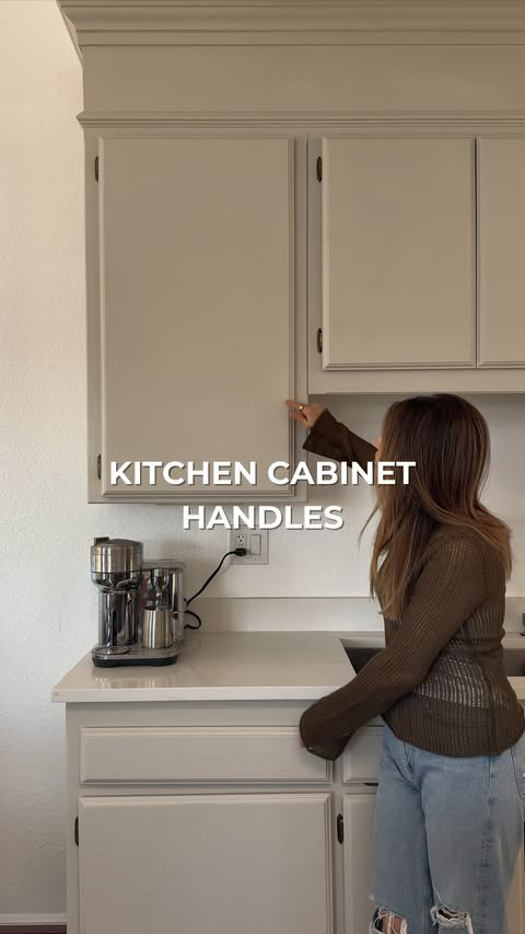 Instagram post by @theflippedpiece for Corston Architectural Detail. Caption reads: ad Look at this new hardware for my kitchen!....