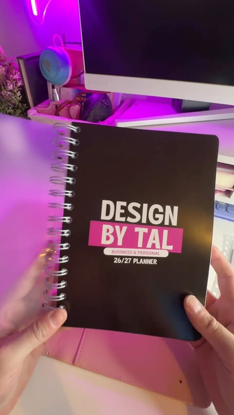 Instagram post by @designbytal for Personal Planner. Caption reads: [...] customise it 😂 So naturally my new....