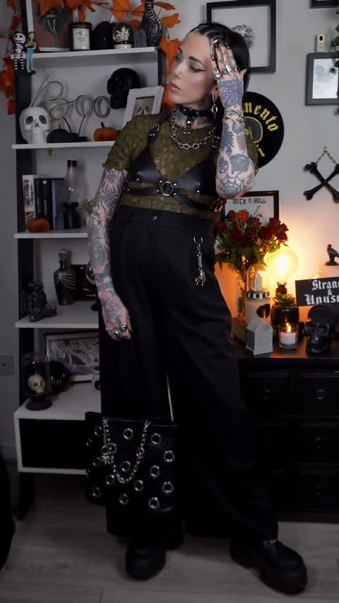 Instagram post by @amylouisehansonxo for DrHarness. Caption reads: 13 year old me would think I’m cool as f*** and....