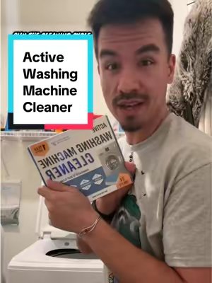 TikTok post by @fizzyrican for ACTIVE. Caption reads: Here’s the OG @USEACTIVE #washingmachinecleaner....