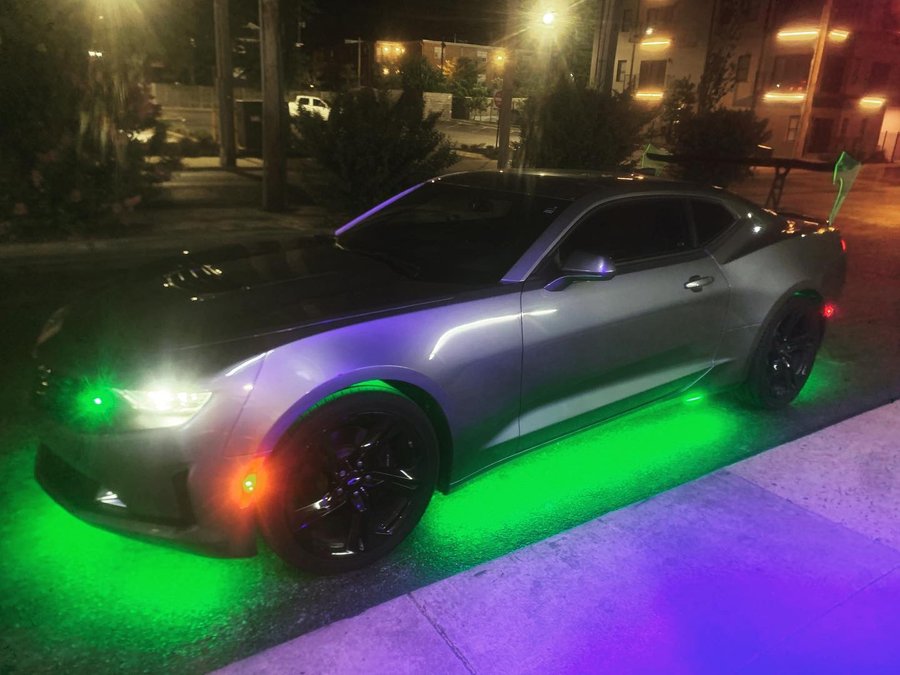 Instagram post by @teamvibetribe for Nitrous Outlet. Caption reads: [...] 🐉#nigh7s7alk3rz #gloweindustries....