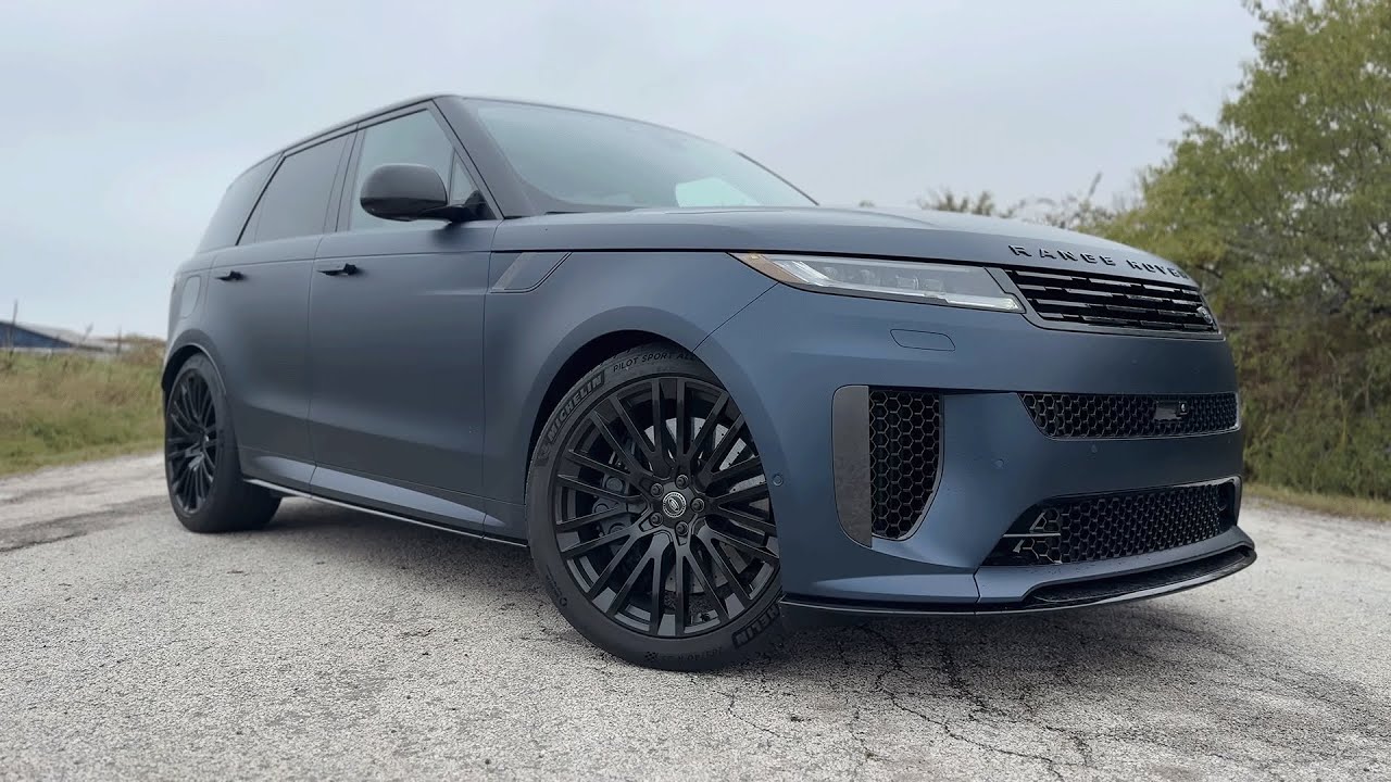 YouTube post by @TheStraightPipes for Continental Tire. Caption reads: WORTH $250,000! 2025 Range Rover Sport SV Edition....