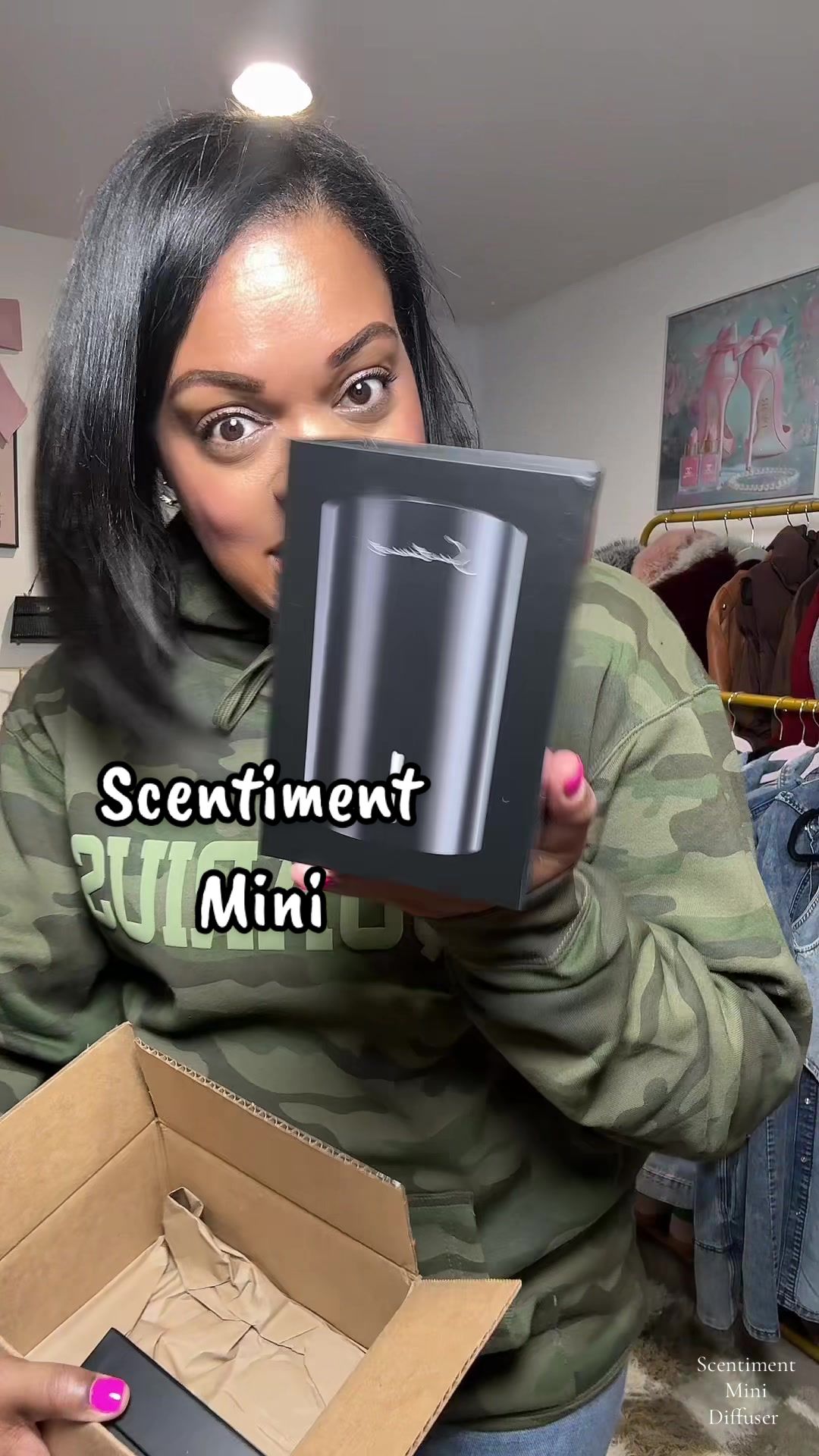 TikTok post by @mommiesluv for Scentiment. Caption reads: [...] Do you have one of these yet?! @Scentiment....