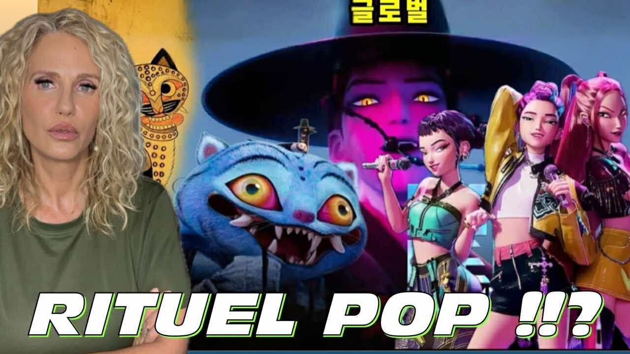 YouTube post by @IamMazikeen for Emma. Caption reads: Does KPop Movie Demon Hunters Reveal the Dark Side....