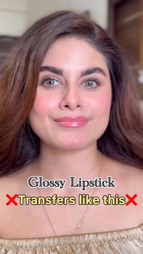 Instagram post by @nik.b.makeupbar for Staze Beauty. Caption reads: Type ‘ gloss’ to get link 
😳Want Glossy Lips? Try....