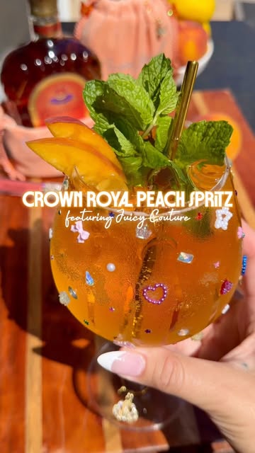 Instagram post by @brittsbevs for Crown Royal. Caption reads: #Ad Okay but can we talk about the @CrownRoyal x....