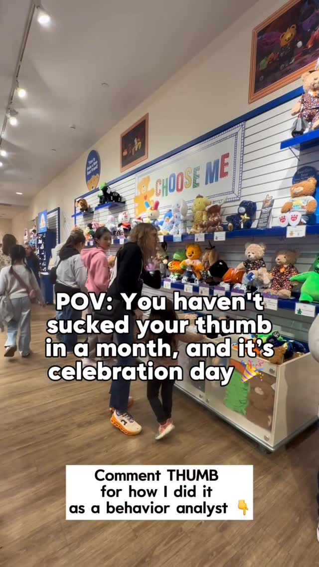 Instagram post by @abanaturally for Build-A-Bear. Caption reads: Can you guess what she named her stuffy? 

Thumb.....