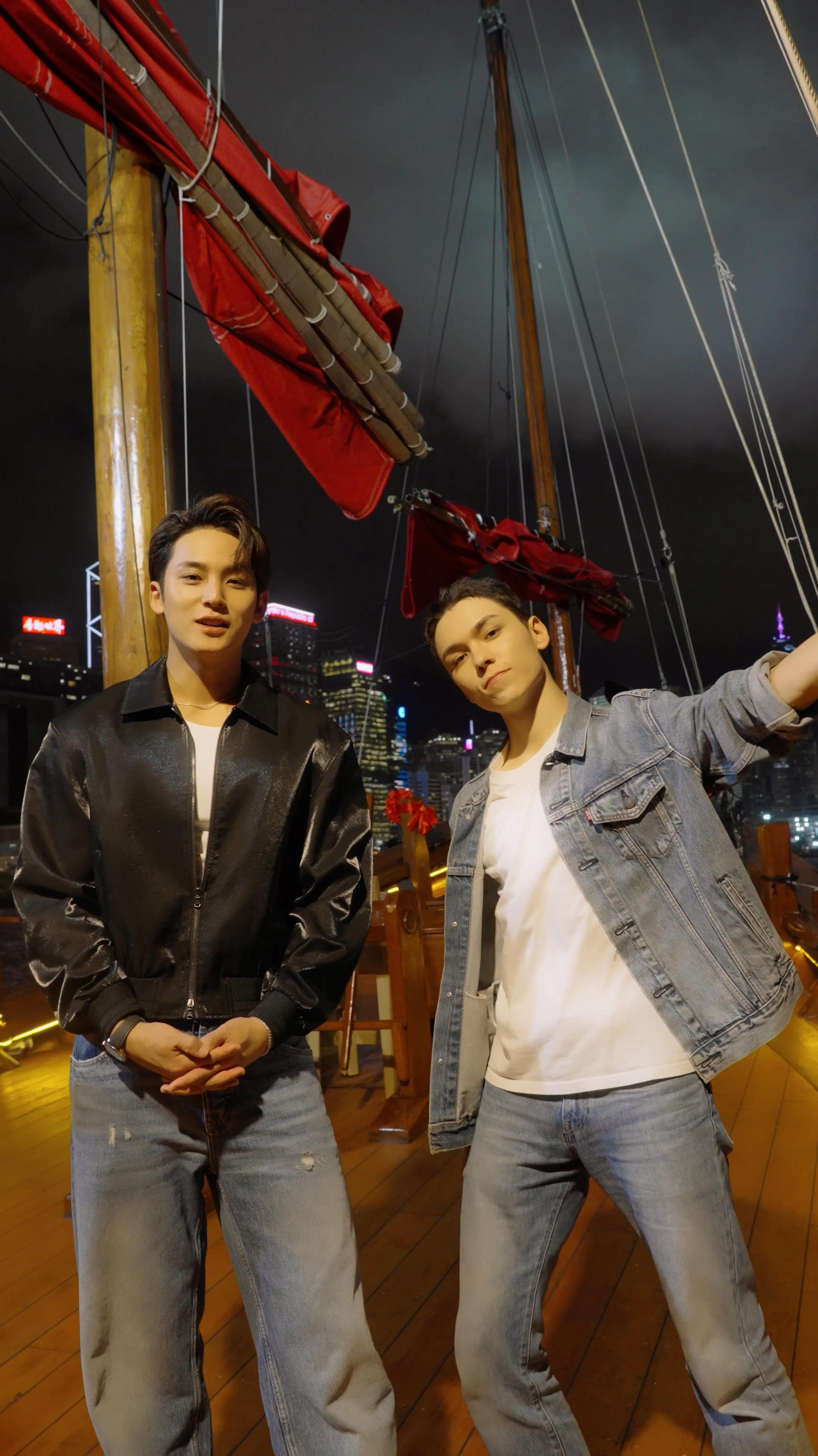 Instagram post by @saythename_17 for Discover Hong Kong. Caption reads: #ads
The wait is over, CARATs! 💎 MINGYU & VERNON....