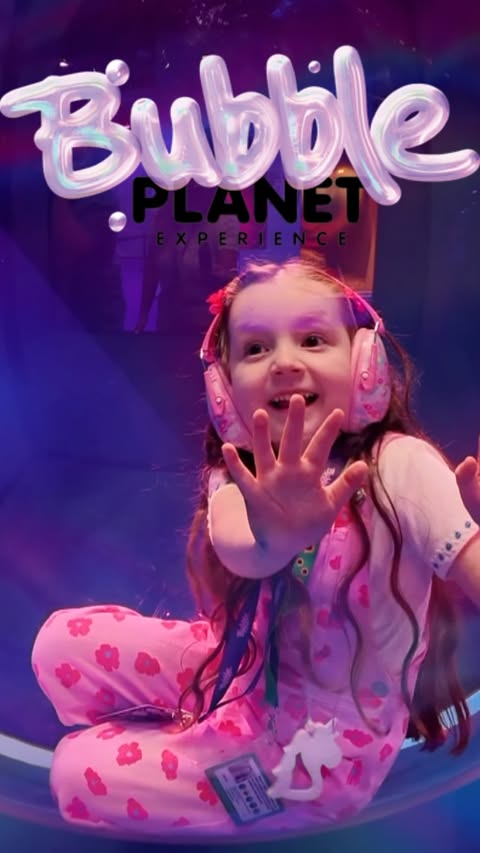 Instagram post by @life_withaimee.x for Bubble Planet. Caption reads: [...] day out that’s packed with fun, Bubble....