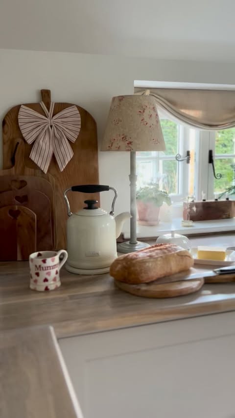 Instagram post by @emily.attewell for Haden. Caption reads: [...] British kettle and toaster from @hadenuk are....
