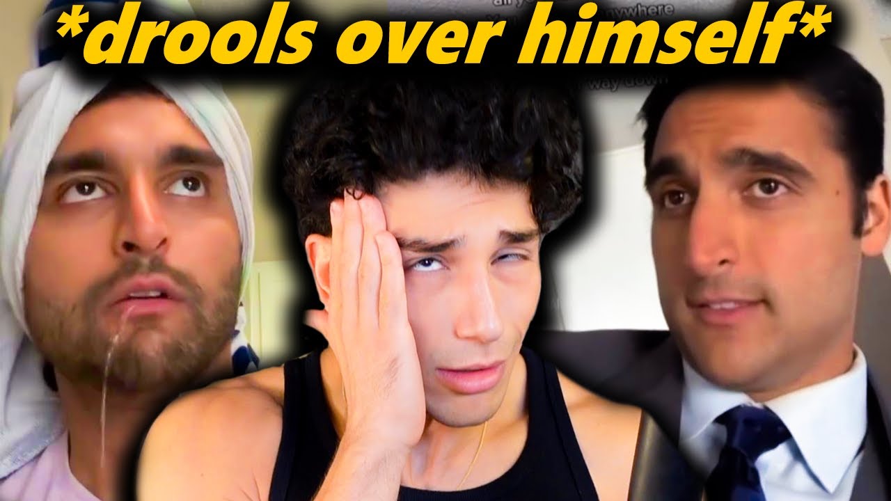 YouTube post by @RebalD for YouNow. Caption reads: This Guy legit TURNS HIMSELF ON🤦.