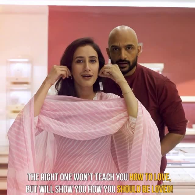 Instagram post by @namita_dubey for Mia by Tanishq. Caption reads: You have to just wait for the right one!....