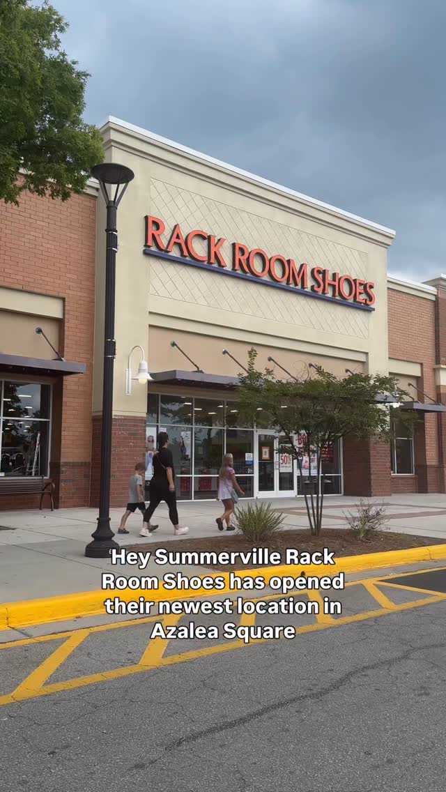 Instagram post by @littlesinthelowcountry for Rack Room Shoes. Caption reads: #AD @myrackroomshoes has opened a brand new....