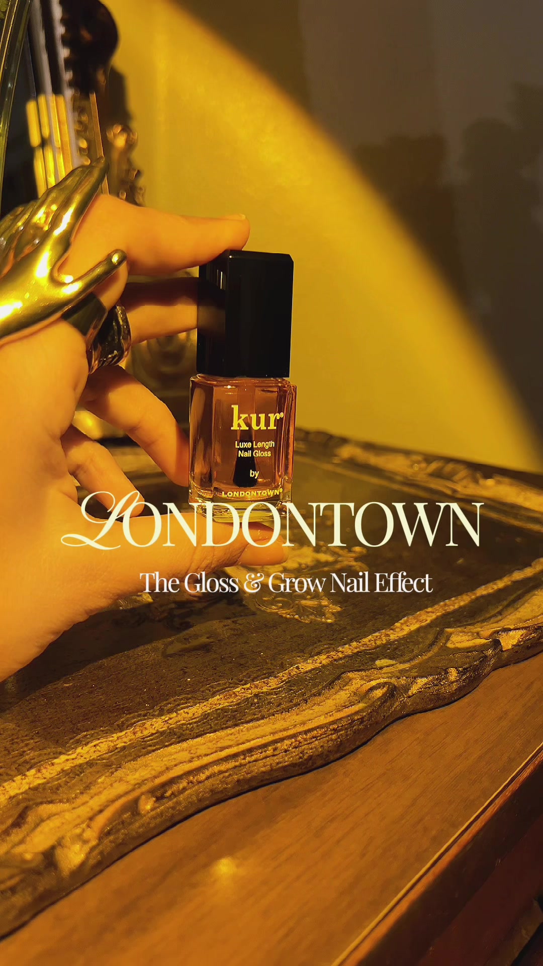 TikTok post by @asuntinab for LONDONTOWN. Caption reads: Nails, but elevated ✨ @LondontownUSA #nails....