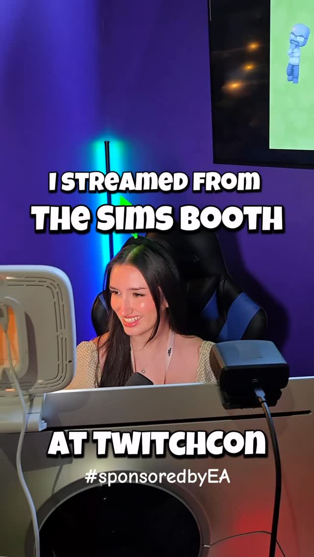 Instagram post by @ryeuasim for Equestrian NSW. Caption reads: @thesims invited me to stream MySims from their....