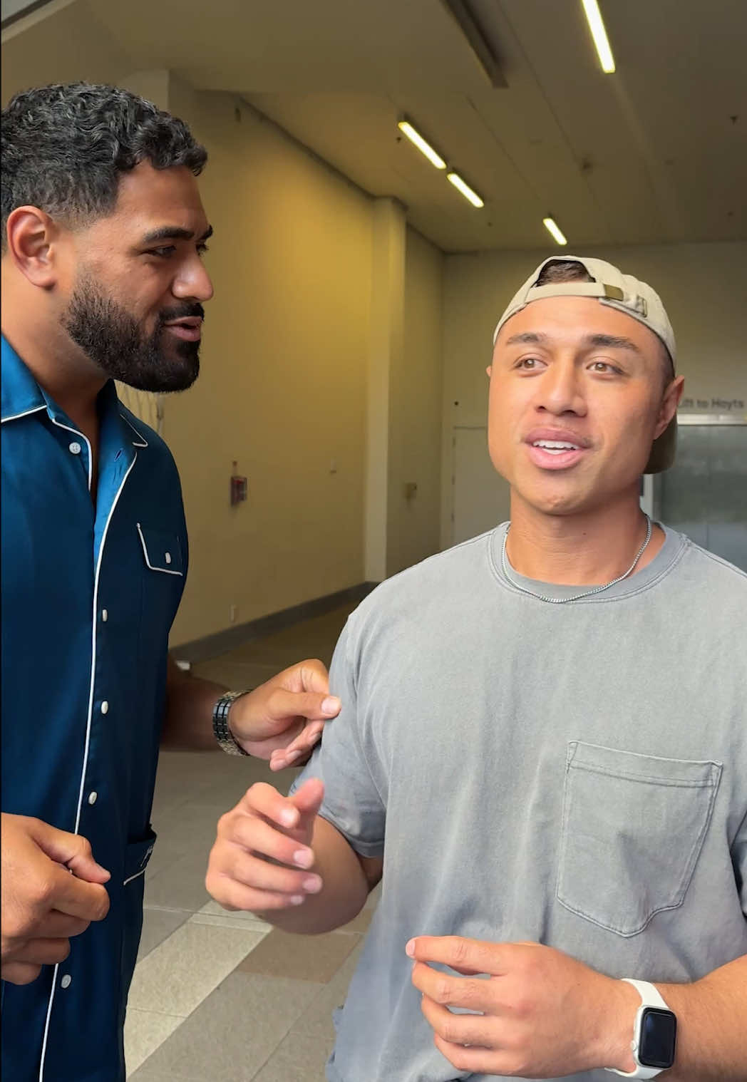 TikTok post by @torrelltafa for Philadelphia Eagles. Caption reads: BRO 💀 @Philadelphia Eagles #jordanmailata #nfl....