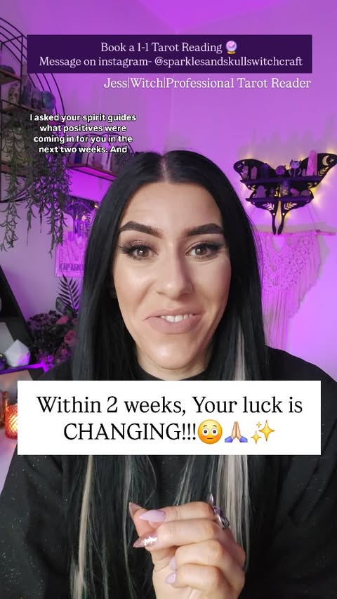Instagram post by @sparklesandskullswitchcraft for LADbible. Caption reads: Book a 1-1 Tarot Reading 🔮✨️
 ......📩 Message on....