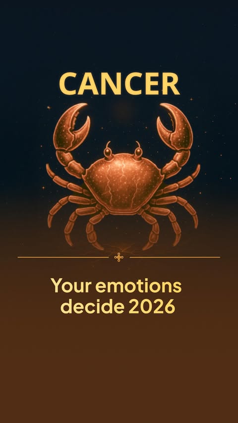 Instagram post by @tarotbysakshirajput for Sri Mandir. Caption reads: Cancer signs feel deeply but that depth often....