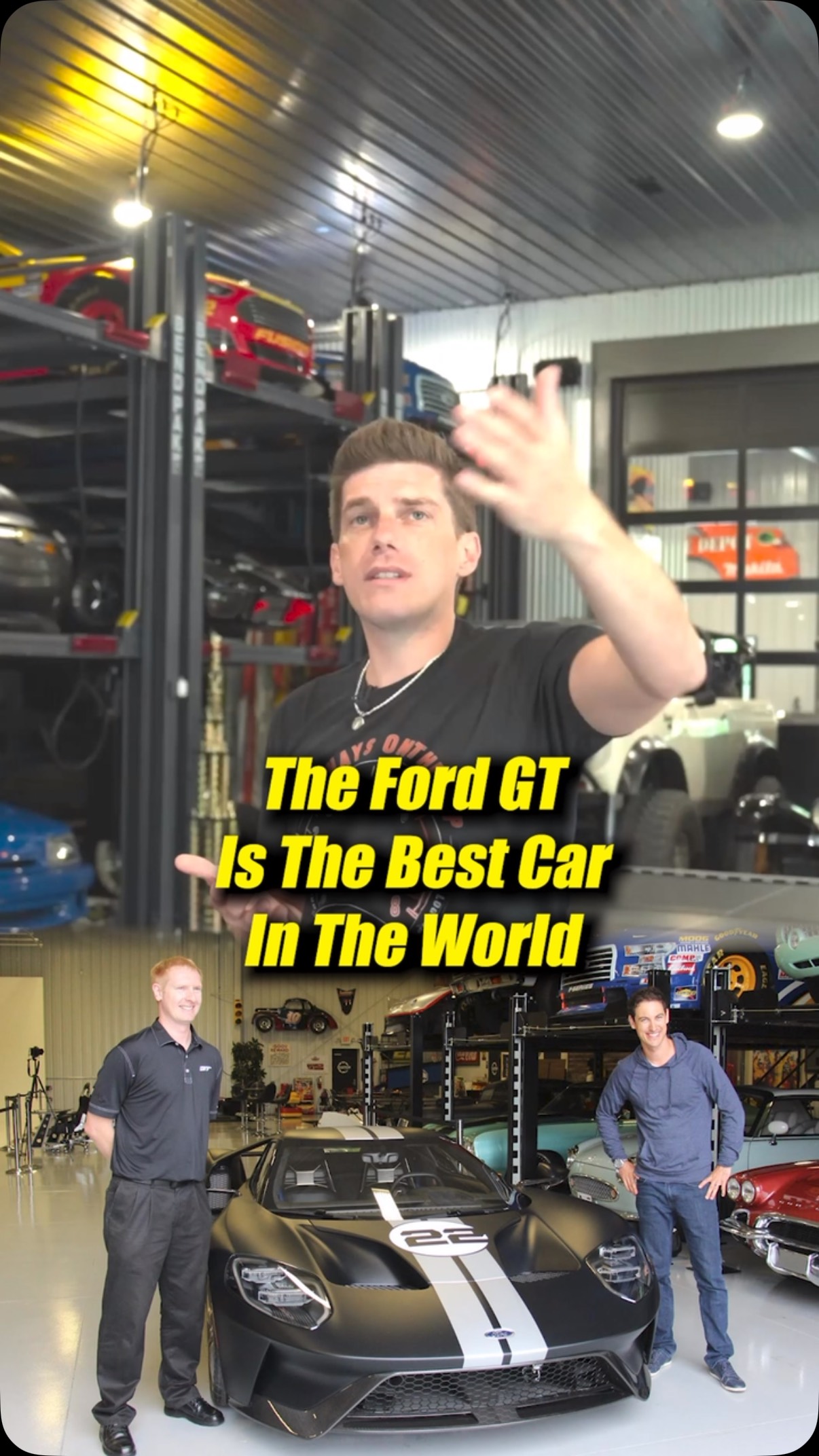 Instagram post by @tonypwells for PENNZOIL. Caption reads: @joeylogano tells us about the best car in the....