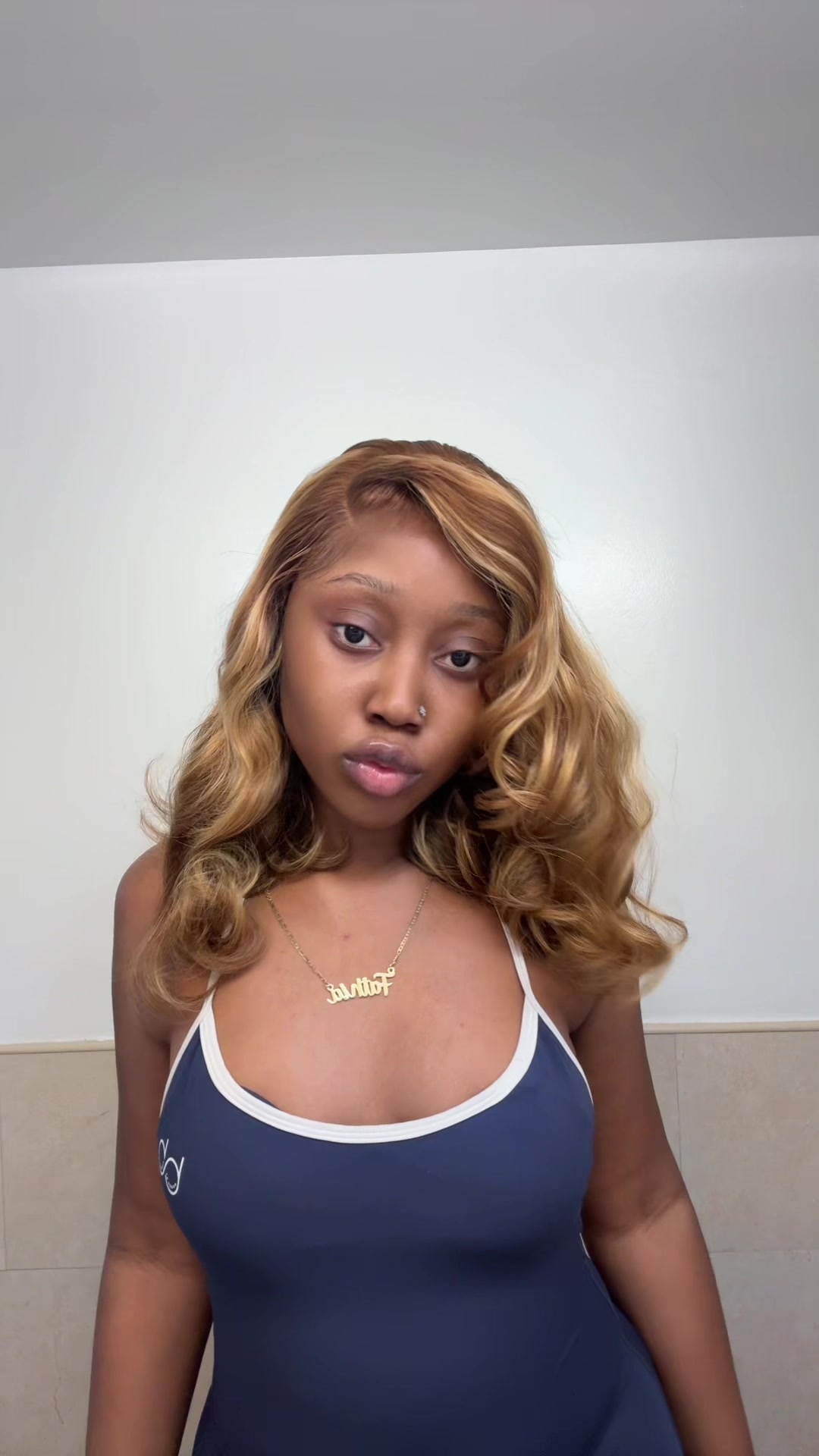 TikTok post by @_teemalii for Ashimary Hair. Caption reads: So pretty 😍😍 @Ashimary Hair Beauty #fyp....