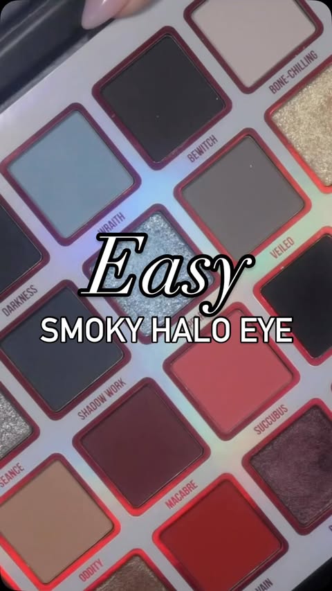 Instagram post by @elliestarr_makeup for Blend Bunny Cosmetics. Caption reads: [...] halo 🥰 classic 👌🏻 & easy 🥰....