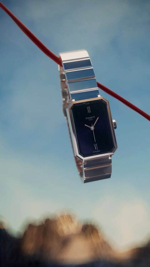 Instagram post by @helioswatches for TISSOT. Caption reads: [...] heritage, refined to perfection 

The....