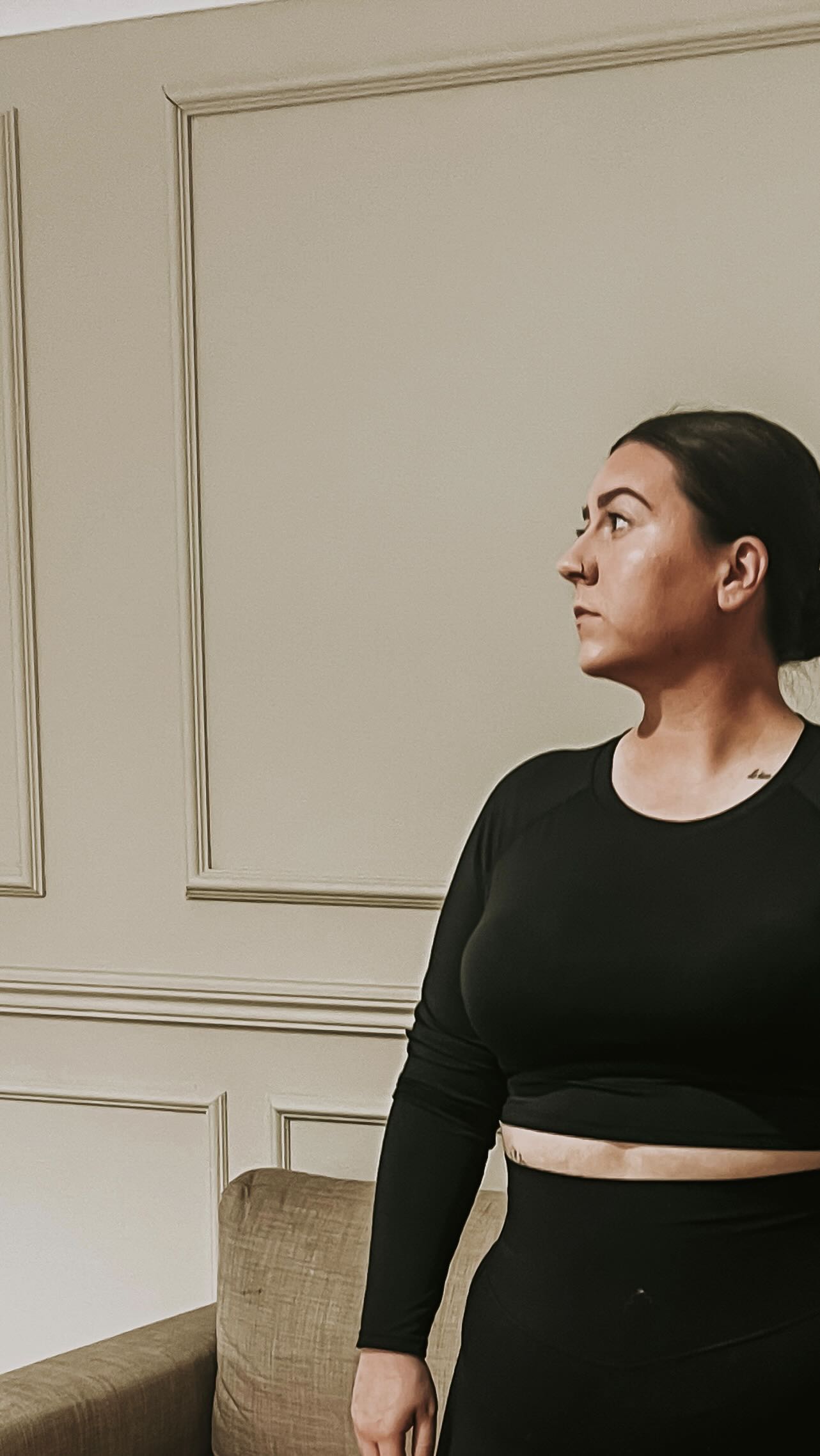 Instagram post by @thefisherwilliamsfamily for Halara. Caption reads: Curvy gals @halara_official has you covered!....