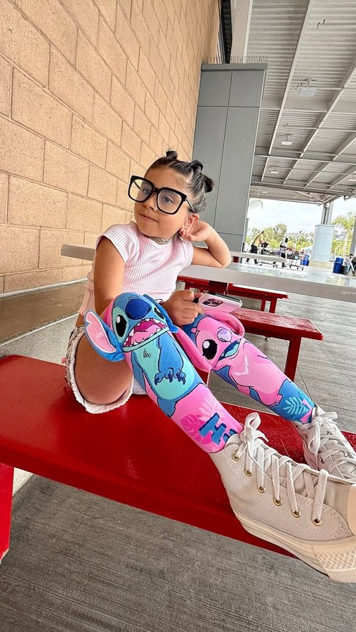 Instagram post by @epically.emi for MADMIA. Caption reads: [...] socks, featuring Peppa Pig + George, by....