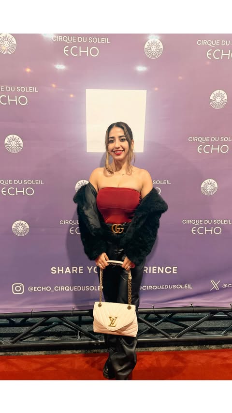 Instagram post by @ankita.mishra04 for Cirque du Soleil. Caption reads: [...] family night), this is it. ❤️‍🔥 ✨ Cirque du....