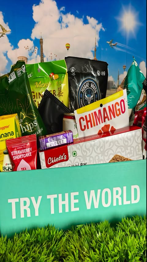 Instagram post by @chocolategirleats for Try The World. Caption reads: [...] for $10 off your @trytheworld purchase! . No....