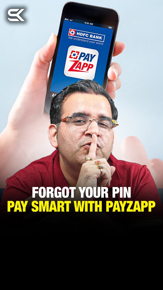 Instagram post by @financebysanjay for HDFC Bank. Caption reads: Never Forget Your PIN Again! 😅💳

Stuck in an....