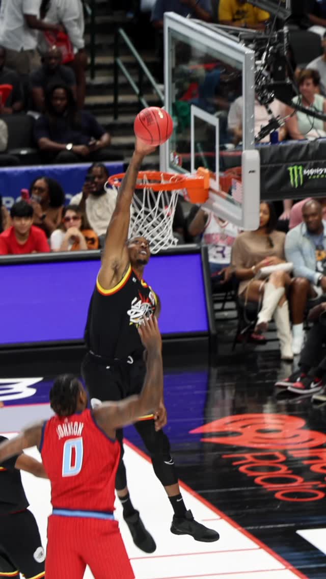 Instagram post by @thebig3 for Swiffer. Caption reads: Dwight got WAY up there 💥 @swiffer.