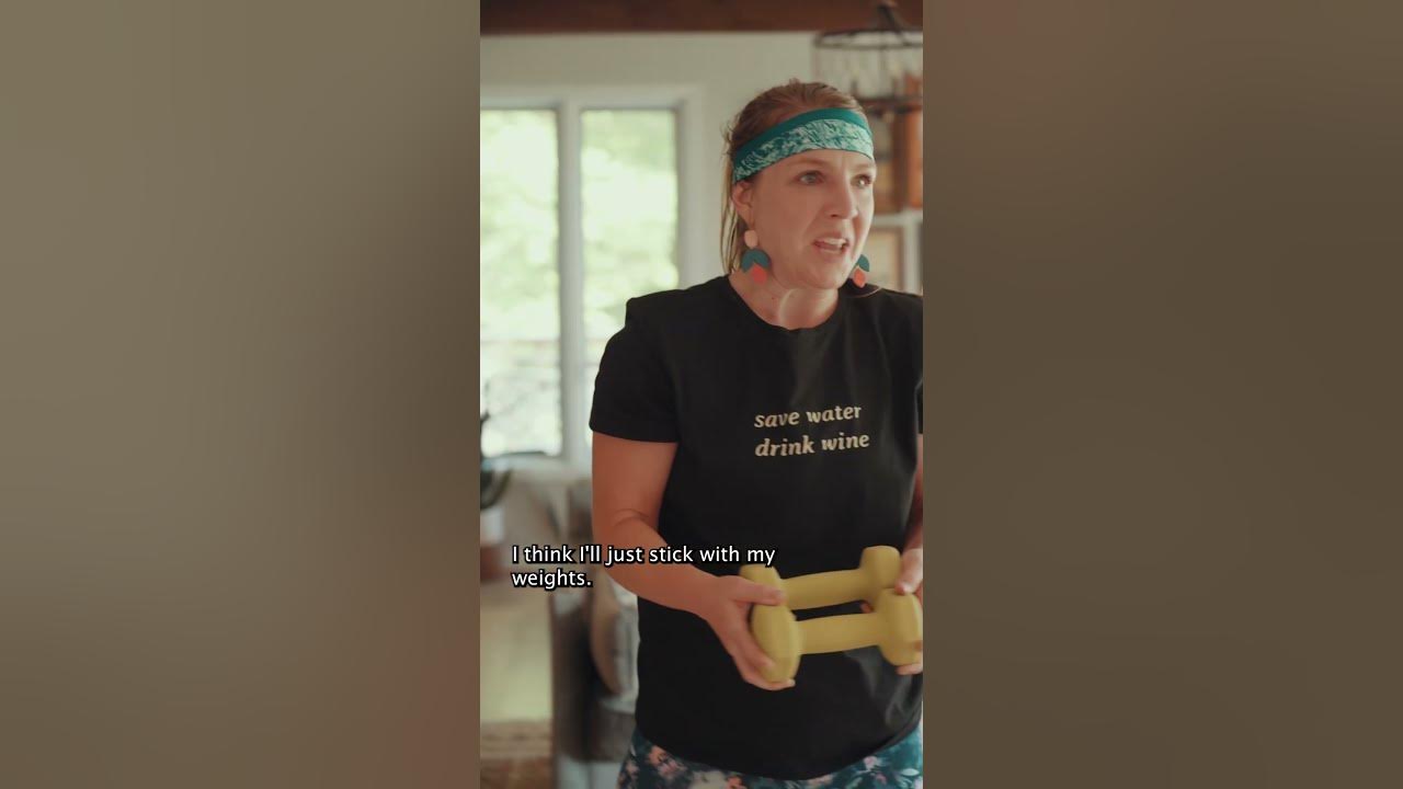 YouTube post by @ReallyVeryCrunchy for Pranamat. Caption reads: Crunchy mom workout....
