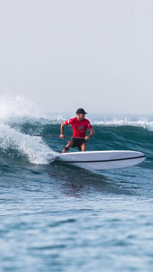 Instagram post by @benoit_carpentier for Starboard. Caption reads: [...] for the cool edit 👌🏽 And @starboardsup for....