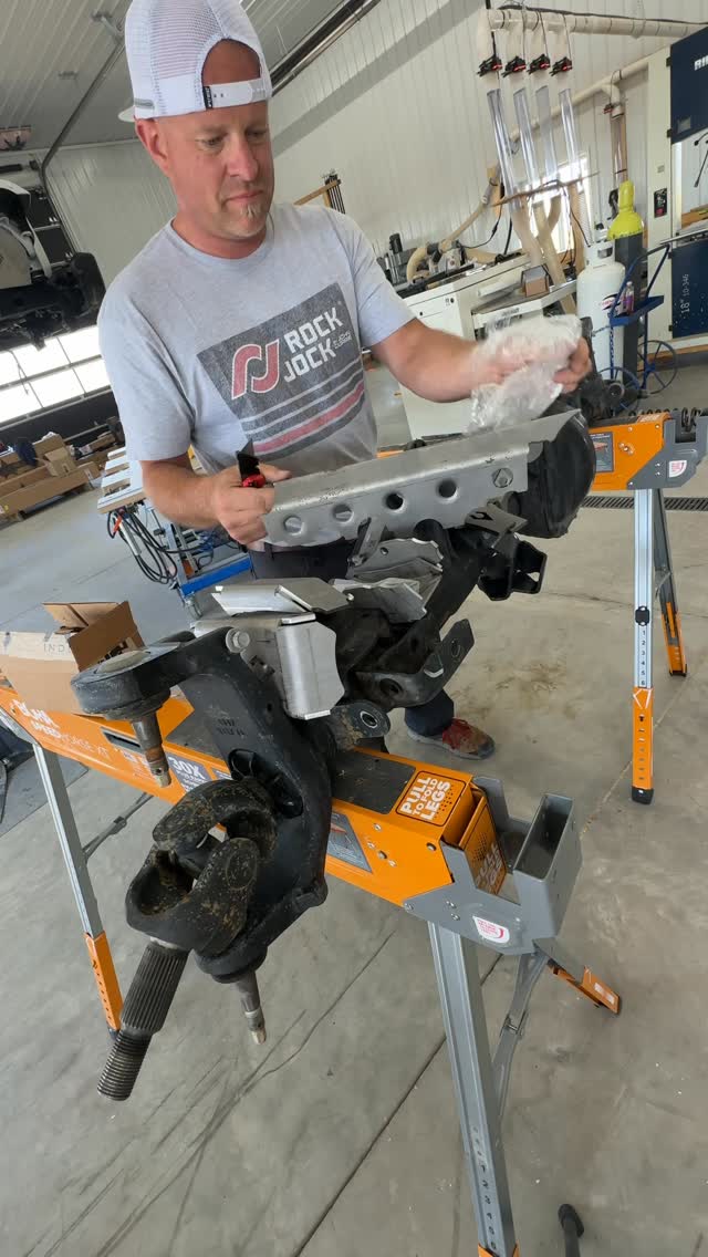 Instagram post by @dickindustriesinc for BORA Tool. Caption reads: We put the front axle up on the @bora_tool....