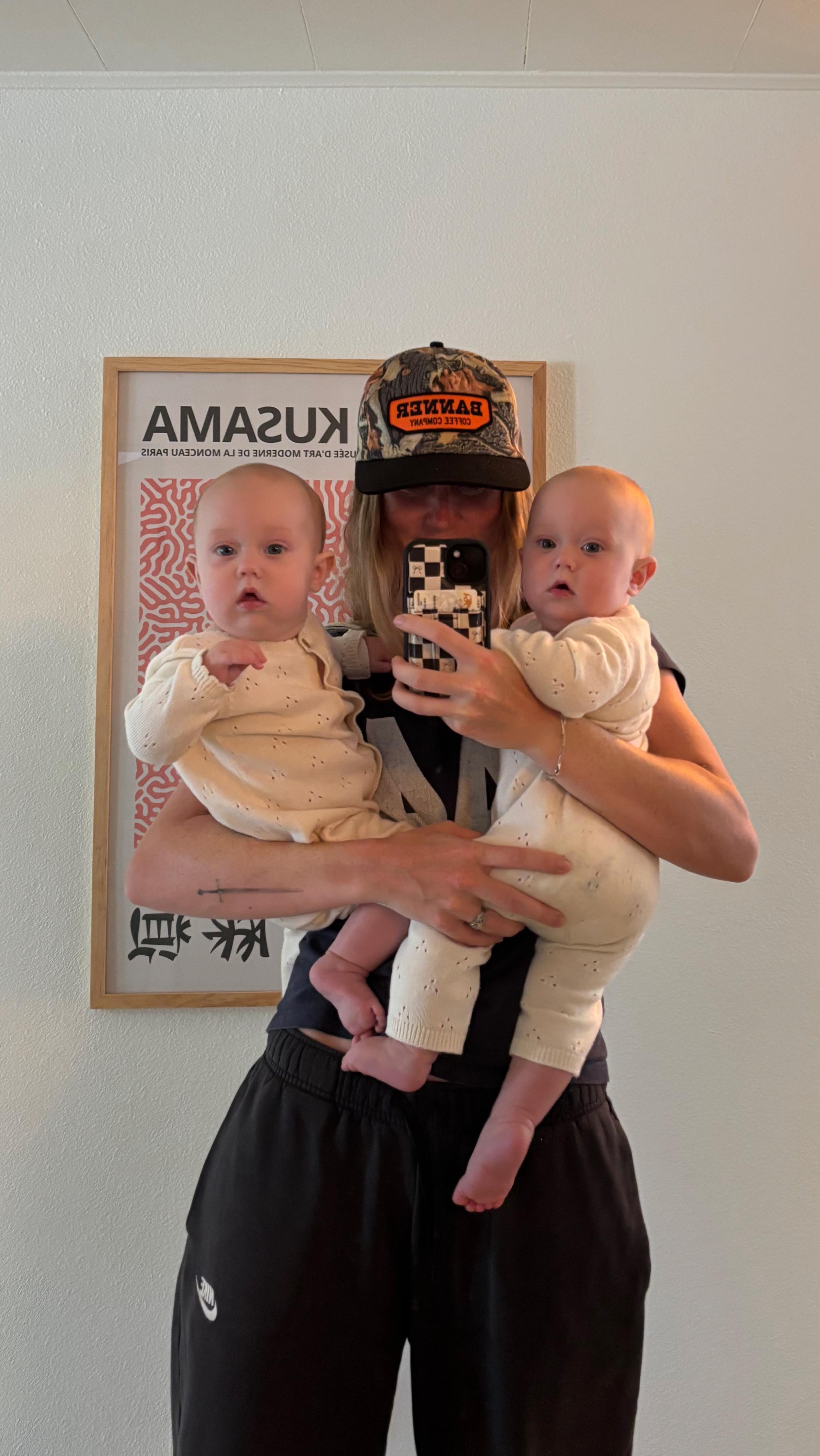 Instagram post by @hanny_masters for Lovevery. Caption reads: @lovevery toys saving a twin moms day! Way too....