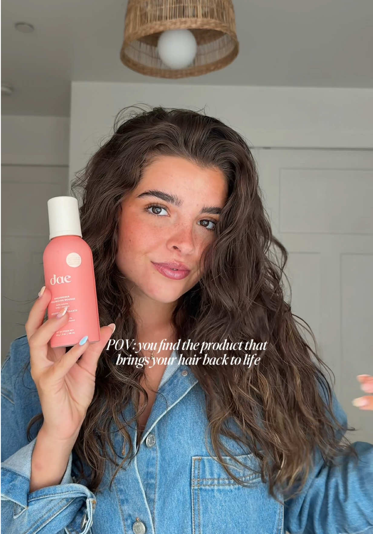 TikTok post by @emmybucher for Dae Hair. Caption reads: #daehairpartner consider this your sign [...].