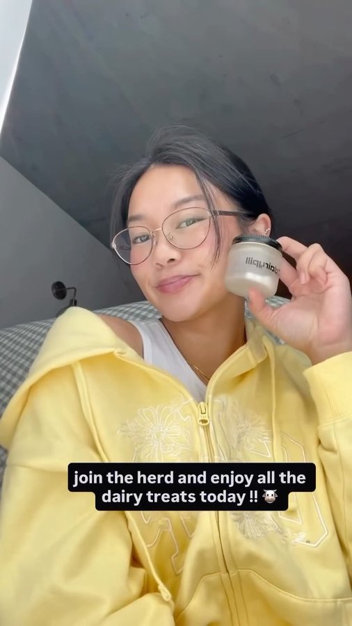 Instagram post by @aud.in.med for Dairypill. Caption reads: ✨☀️ summer wasn’t ready for me + my dairypill....