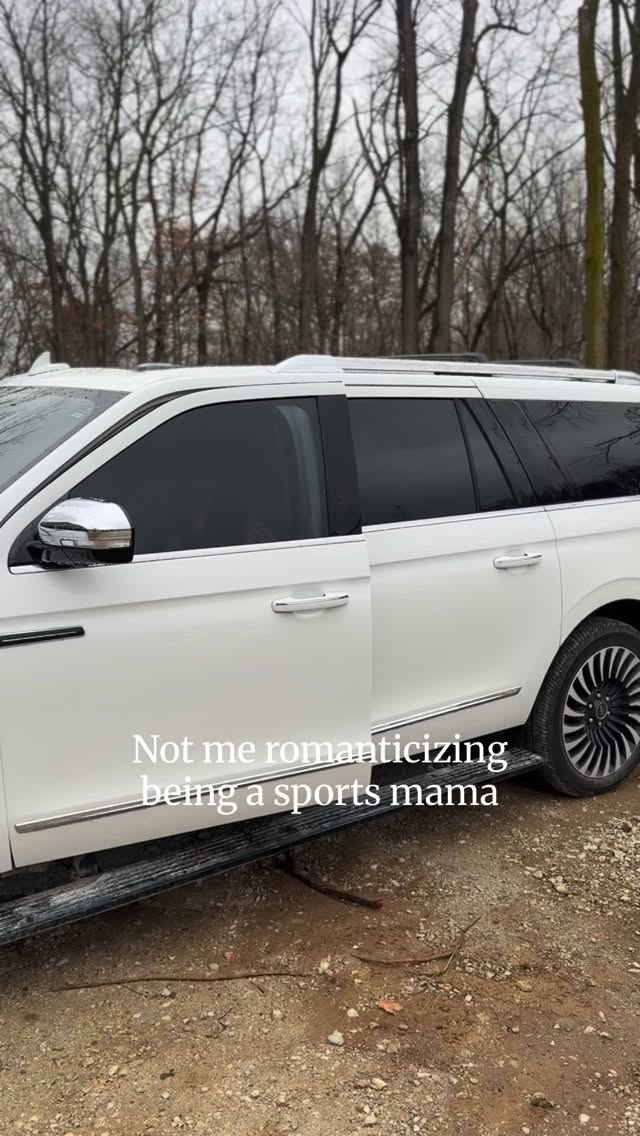 Instagram post by @aurielle.lindblom for Baltic Born. Caption reads: Sports mom… but make it Baltic Born 🤍✨ Because....