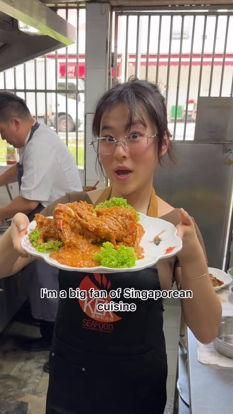 Instagram post by @jiny.maeng for VisitSingapore. Caption reads: [...] yet, then I highly recommend! AD....